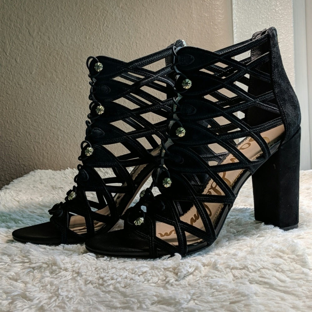 Sam Edelman High Thick Heels Size 10